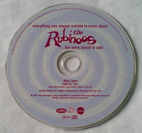 The Rubinoos : Everything You Always Wanted To Know About The Rubinoos But Were Afraid To Ask! (3xCD, Comp + Box)