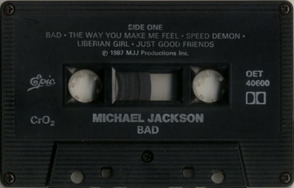Michael Jackson : Bad (Cass, Album, CrO)