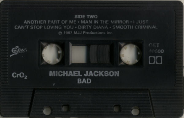 Michael Jackson : Bad (Cass, Album, CrO)
