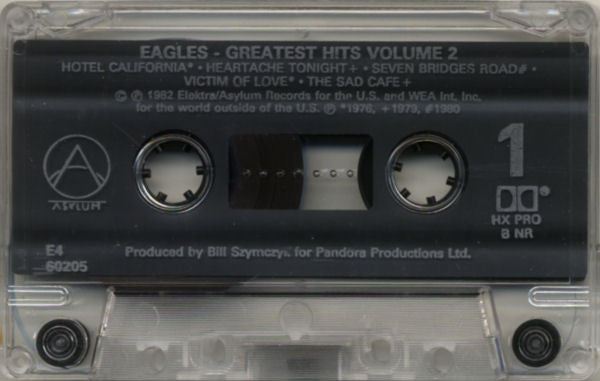 Eagles : Eagles Greatest Hits Volume 2 (Cass, Comp, Club)