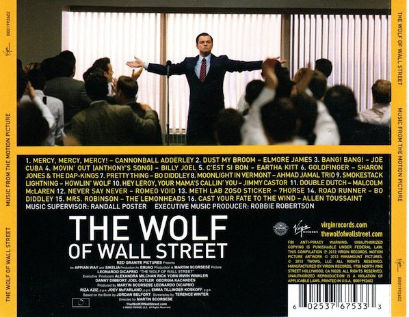 Various : The Wolf Of Wall Street (Music From The Motion Picture) (CD, Comp)