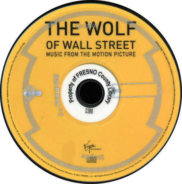 Various : The Wolf Of Wall Street (Music From The Motion Picture) (CD, Comp)