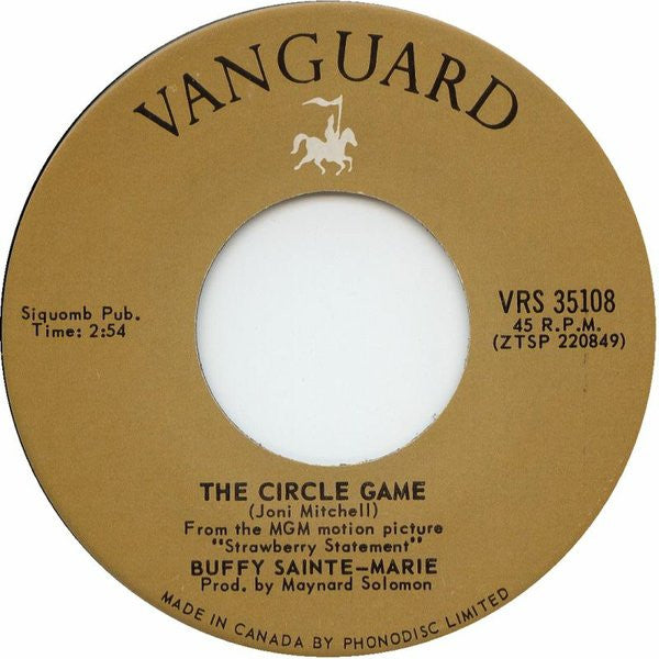Buffy Sainte-Marie : The Circle Game (7", Single)