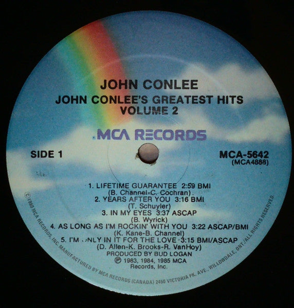John Conlee : Greatest Hits Volume 2 (LP, Comp)