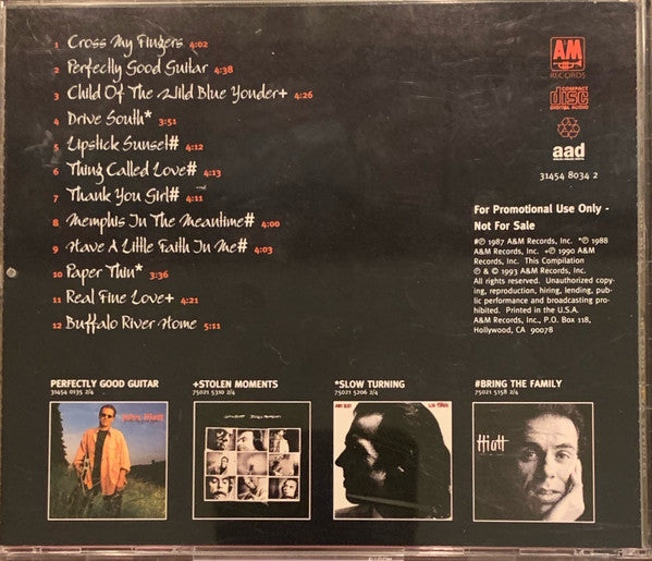 John Hiatt : In-Store Play Sampler (CD, Comp, Promo)