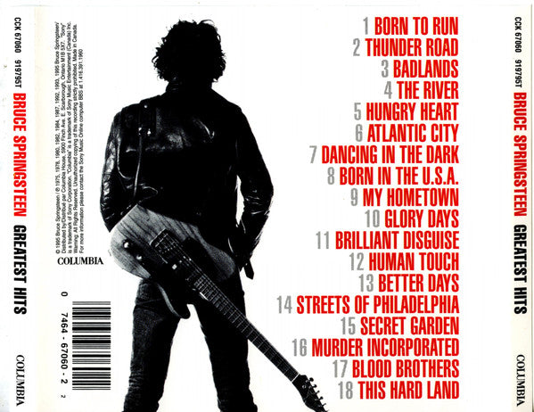 Bruce Springsteen : Greatest Hits (CD, Comp, Club, Col)