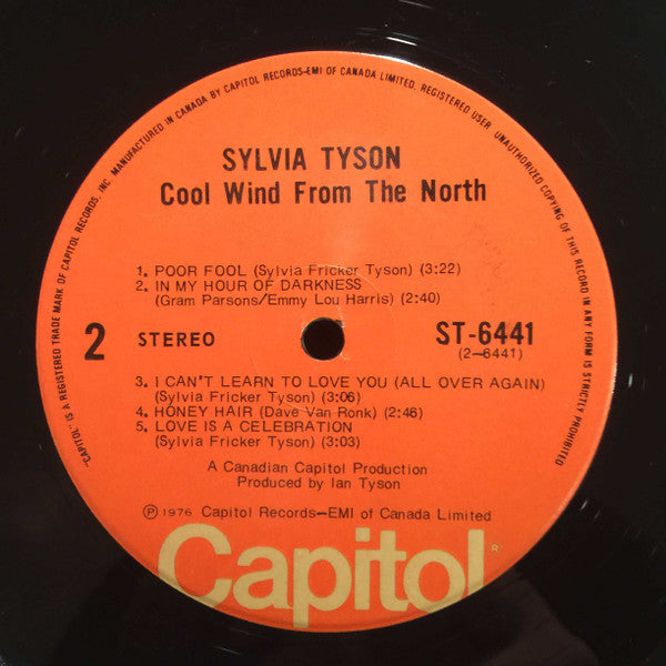 Sylvia Tyson : Cool Wind From The North (LP, Album)