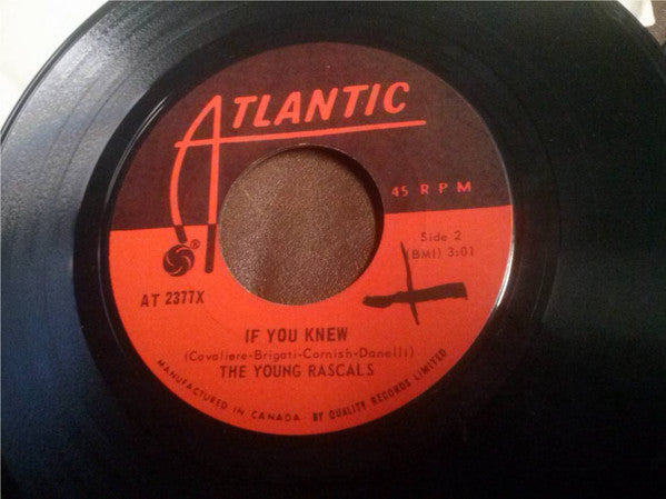 The Young Rascals : I've Been Lonely Too Long (7")
