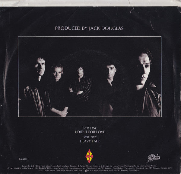Harlequin (3) : I Did It For Love / Heavy Talk (7")