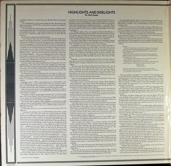 Glenn Miller : The Complete Glenn Miller Volume V - 1940 (2xLP, Comp)