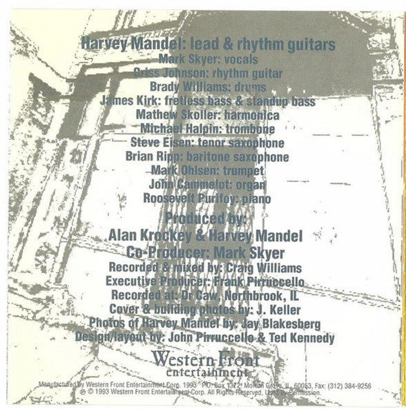 Harvey Mandel : Twist City (CD, Album)