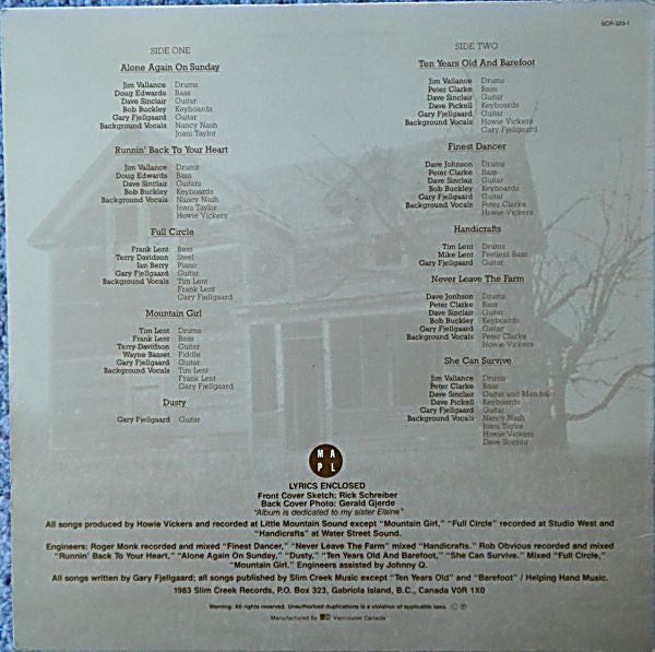 Gary Fjellgaard : Time And Innocence (LP, Album)