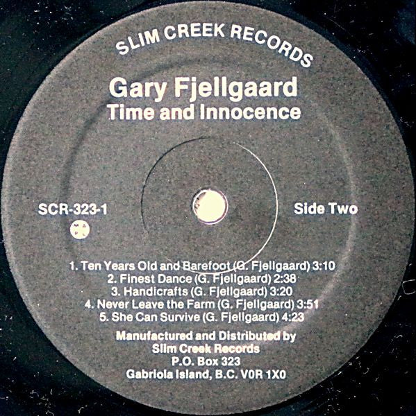 Gary Fjellgaard : Time And Innocence (LP, Album)
