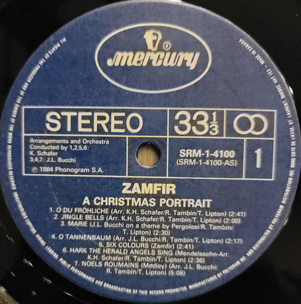 Zamfir* : A Christmas Portrait  (LP, Album)