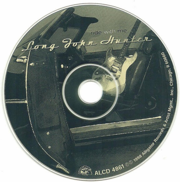 Long John Hunter : Ride With Me (CD, Album, RE, RM)