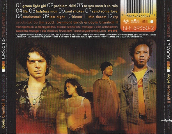 Doyle Bramhall II & Smokestack : Welcome (CD, Album)