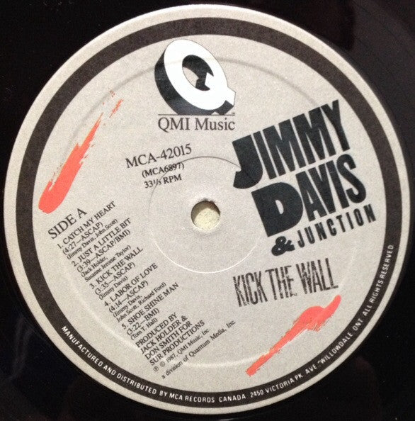 Jimmy Davis & Junction : Kick The Wall (LP, Album)