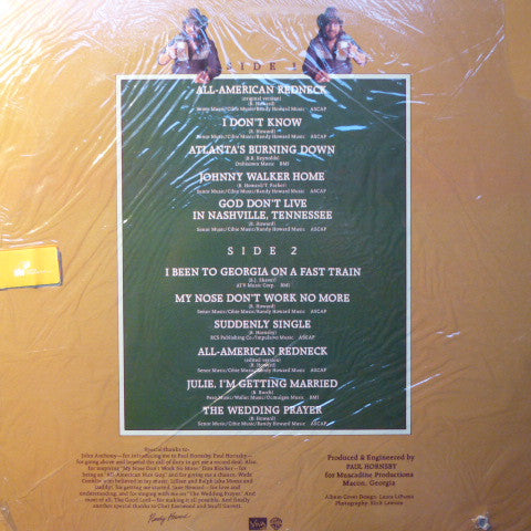 Randy Howard (2) : All American Redneck (LP, Album)