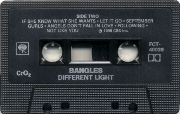 Bangles : Different Light (Cass, Album, Chr)