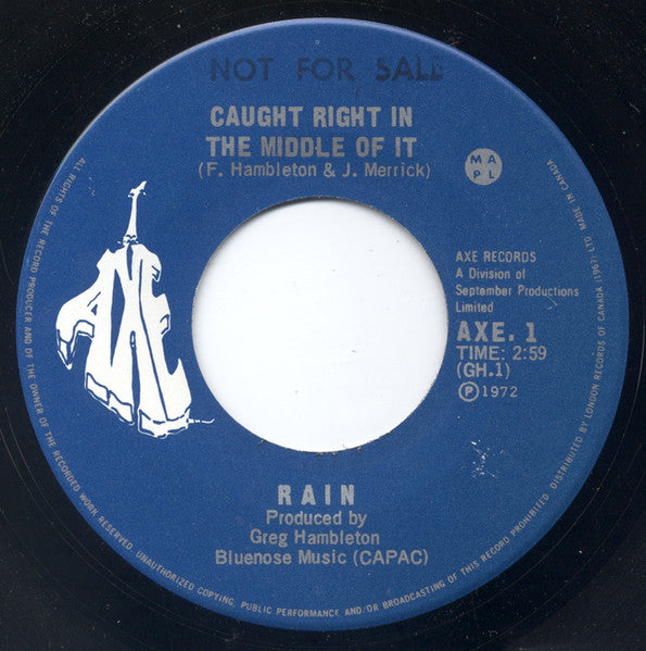 Rain (25) : Stop Me From Believing (7", Single)