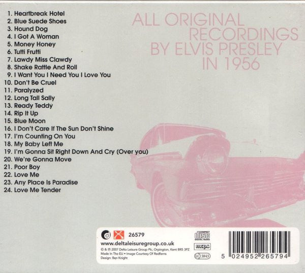 Elvis Presley : Pink Cadillac  - 24 Original Recordings Of 1956 (CD, Comp)