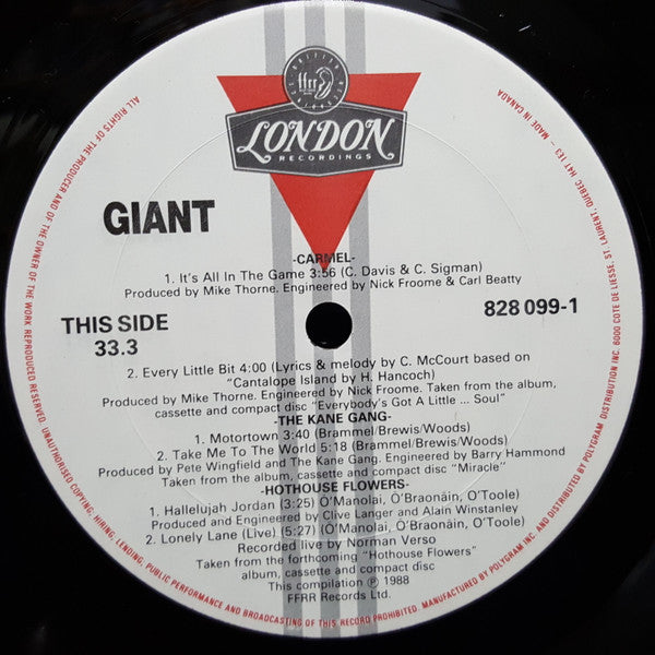 Various : Giant (LP, Comp)