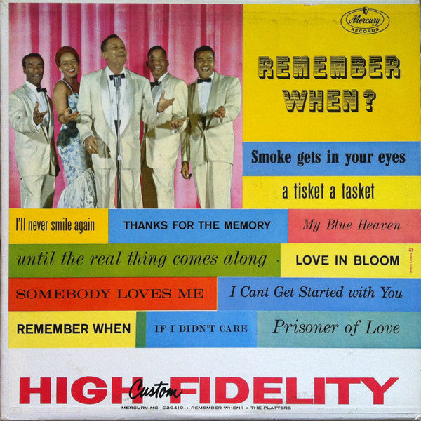 The Platters : Remember When? (LP, Mono)