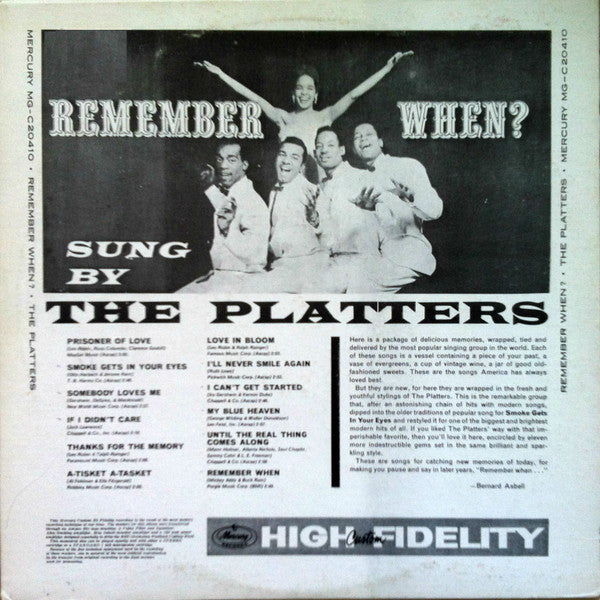 The Platters : Remember When? (LP, Mono)
