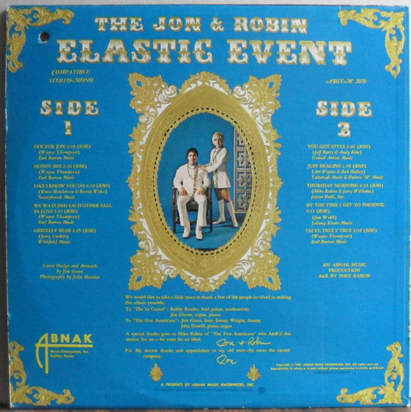 Jon & Robin : The Jon & Robin Elastic Event (LP, Album)