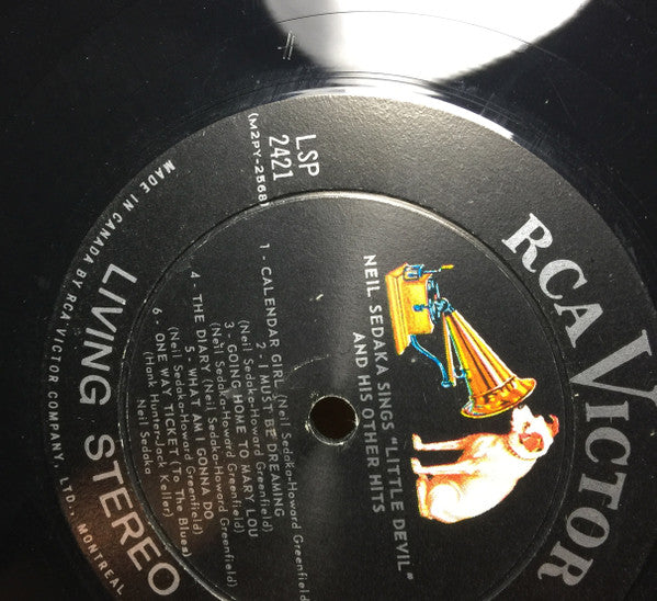 Neil Sedaka : Sings Little Devil And His Other Hits (LP, Comp)