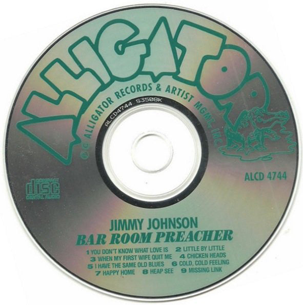 Jimmy Johnson (8) : Bar Room Preacher (CD, Album, RE)