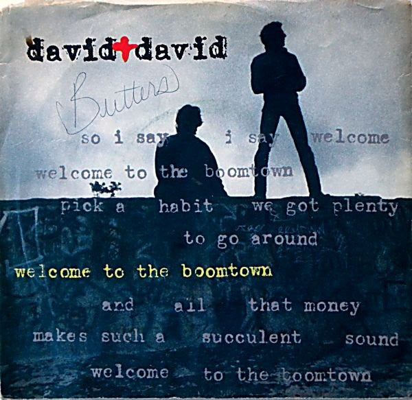 David + David : Welcome To The Boomtown (7", Single)