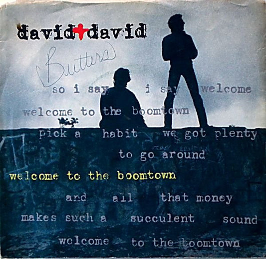 David + David : Welcome To The Boomtown (7", Single)