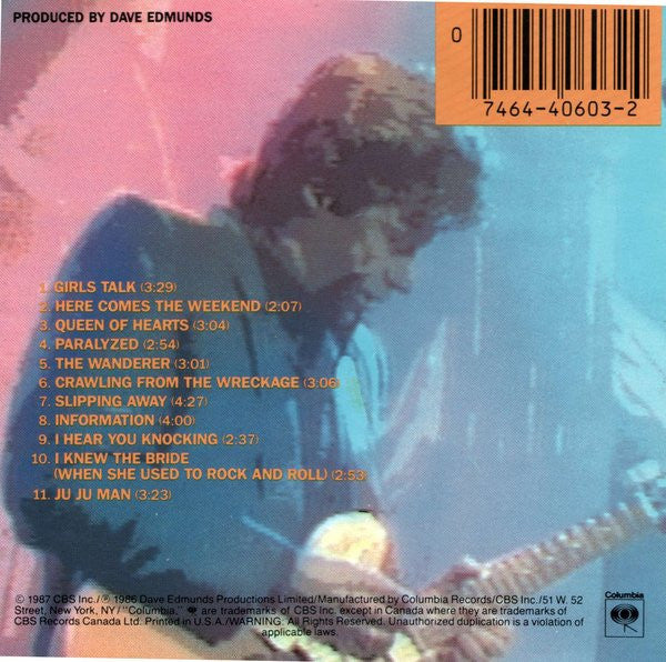 The Dave Edmunds Band : Live - I Hear You Rockin' (CD, Album, RM)