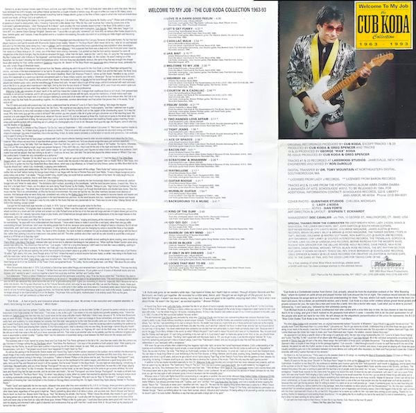 Cub Koda : Welcome To My Job - The Cub Koda Collection 1963 - 1993 (CD, Comp)