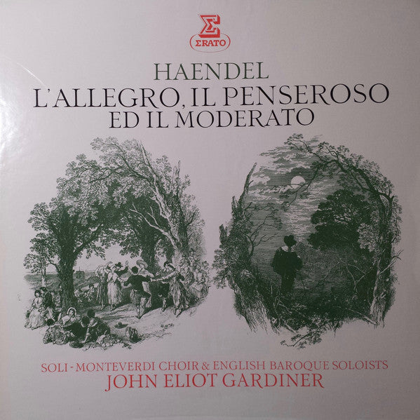 Georg Friedrich Händel, The Monteverdi Choir & The English Baroque Soloists, John Eliot Gardiner : L'Allegro, Il Penseroso Ed Il Moderato (Box + 2xLP)