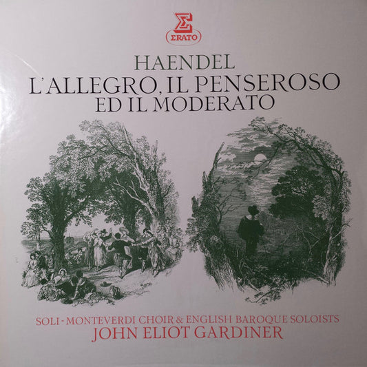 Georg Friedrich Händel, The Monteverdi Choir & The English Baroque Soloists, John Eliot Gardiner : L'Allegro, Il Penseroso Ed Il Moderato (Box + 2xLP)