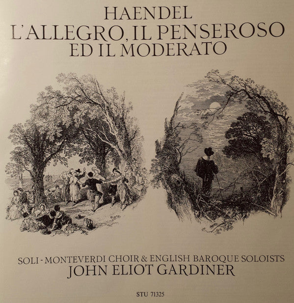 Georg Friedrich Händel, The Monteverdi Choir & The English Baroque Soloists, John Eliot Gardiner : L'Allegro, Il Penseroso Ed Il Moderato (Box + 2xLP)