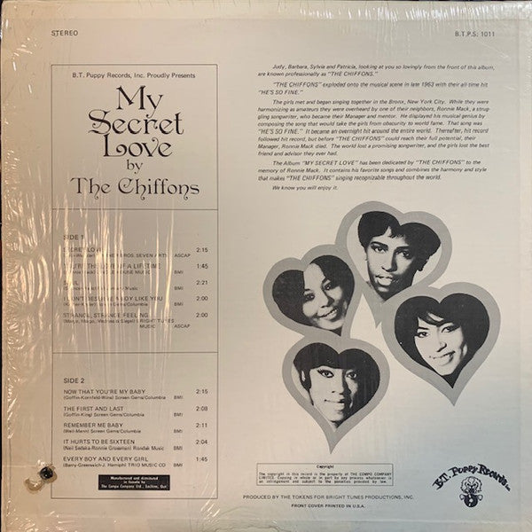 The Chiffons : My Secret Love (LP, Album)