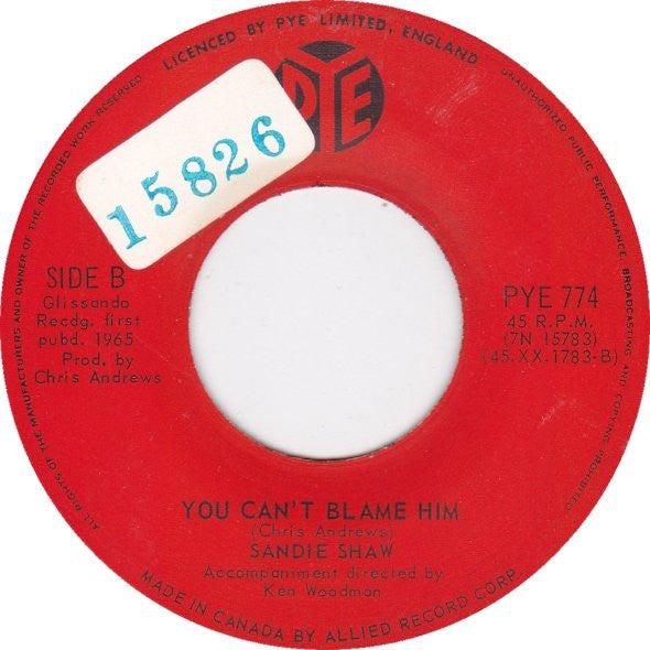 Sandie Shaw : I'll Stop At Nothing  (7", Single)