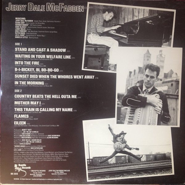 Jerry Dale McFadden : Stand And Cast A Shadow (LP, Album)