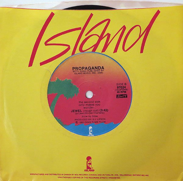 Propaganda : Duel (7", Single)