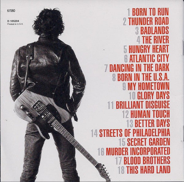 Bruce Springsteen : Greatest Hits (CD, Comp, Club)