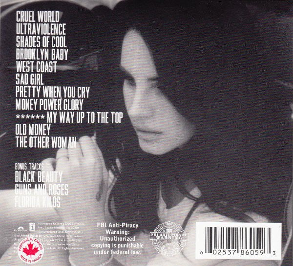 Lana Del Rey : Ultraviolence (CD, Album, Dlx)