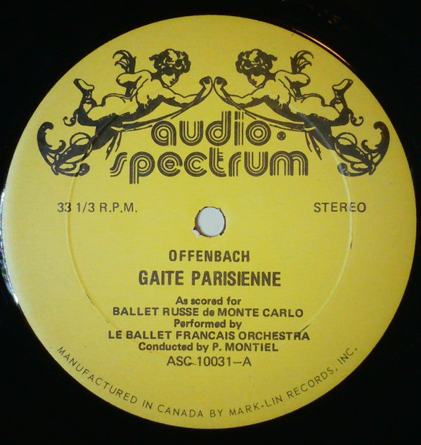 Pierre Montiel, Le Ballet Francais Orchestre, Jacques Offenbach : Gaite Parisienne (LP)