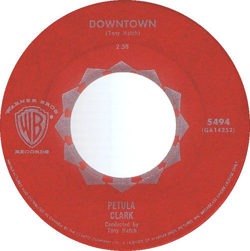 Petula Clark : Downtown (7", Single)