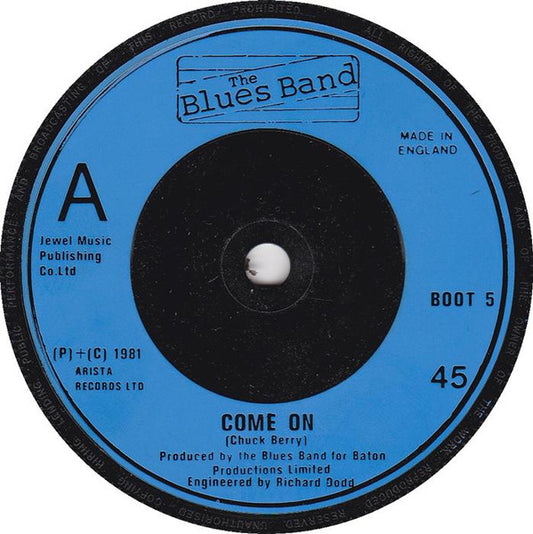 The Blues Band : Come On (7")