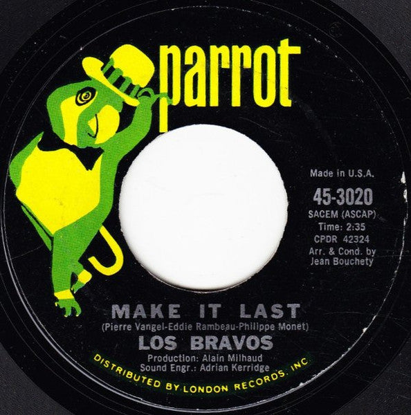 Los Bravos : Bring A Little Lovin' (7", Single, Styrene)