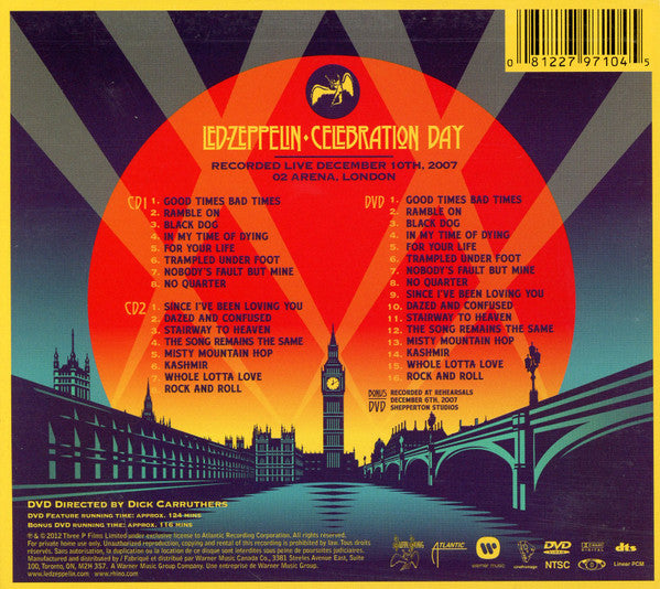 Led Zeppelin : Celebration Day (2xCD + 2xDVD)
