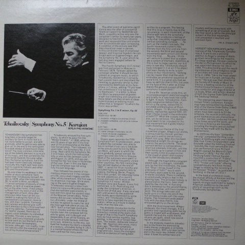 Pyotr Ilyich Tchaikovsky, Herbert von Karajan, Berliner Philharmoniker : Symphony No.5 (LP, Album)